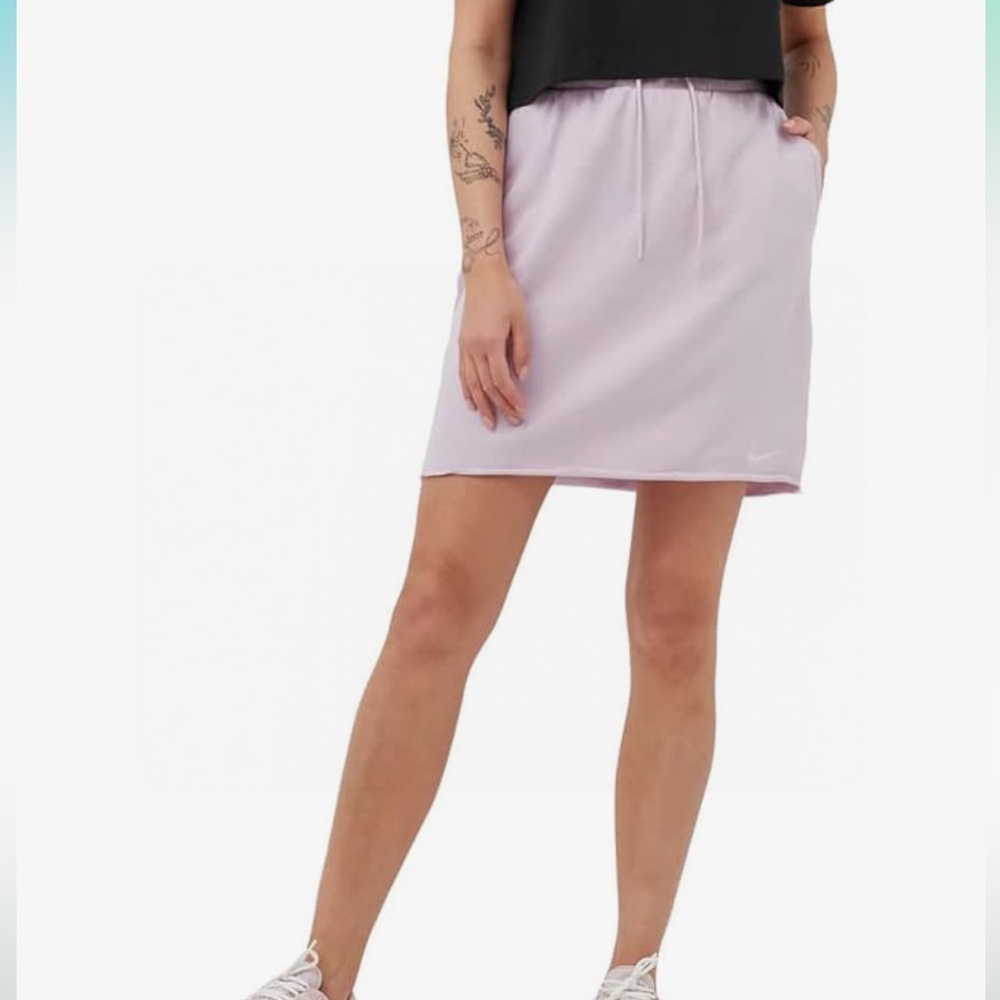 Nike Icon Clash Drawstring Waist Sweats Skirt Purple 1X